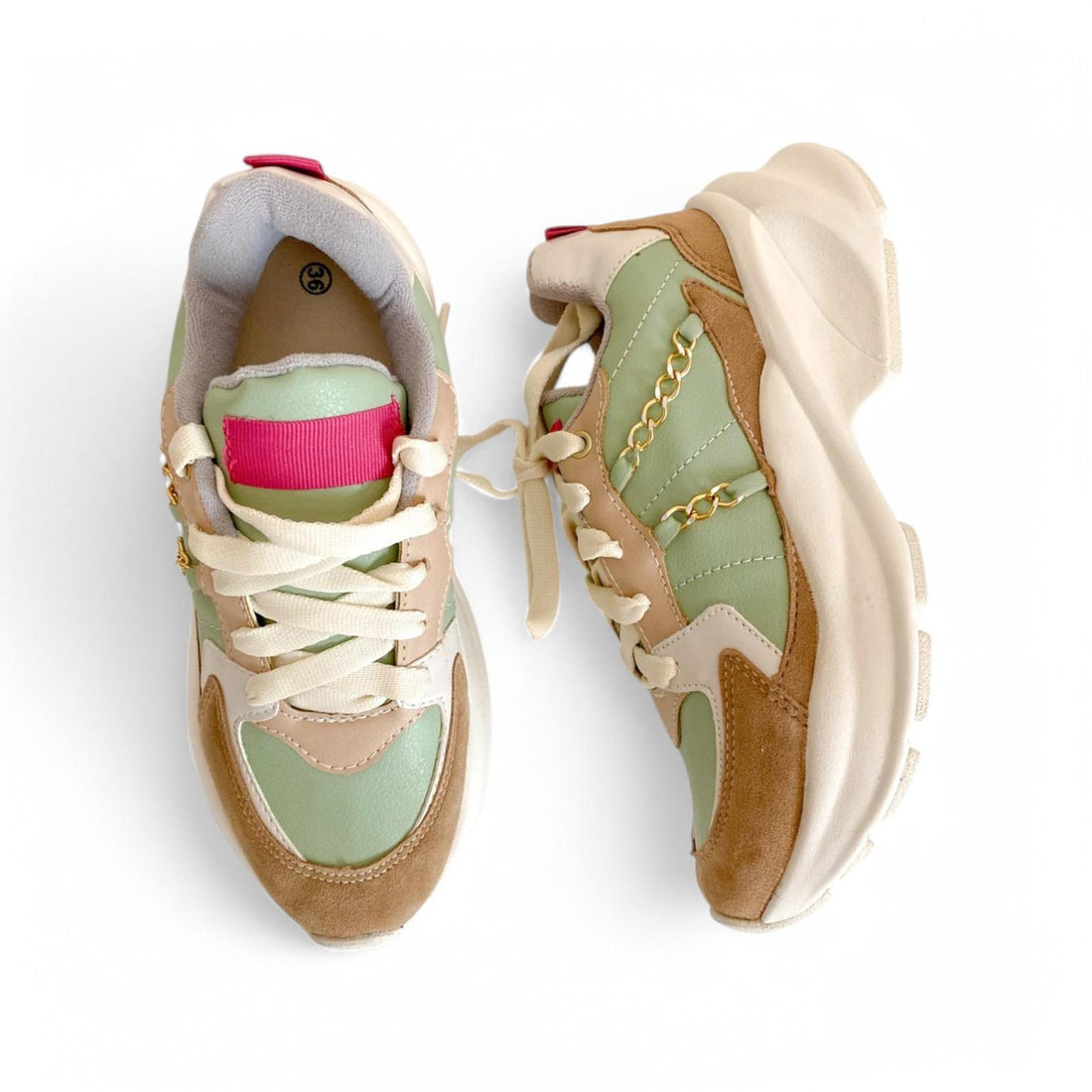 Zapatillas verde y chelsea