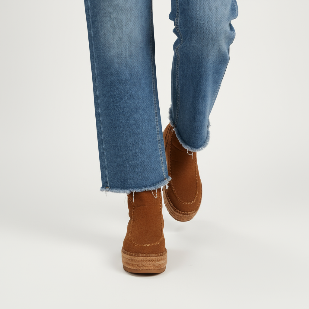 Botines marrones - Vista cenital