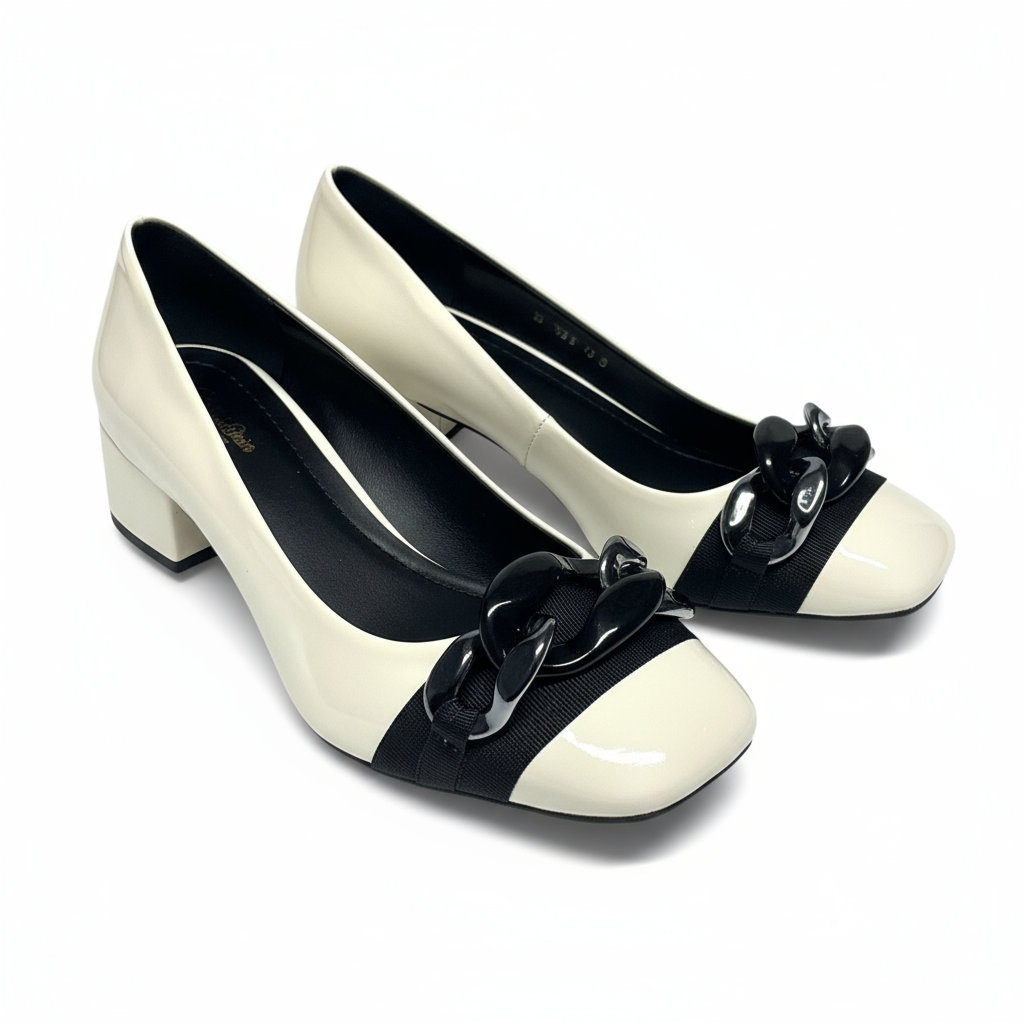 Zapatos Charol Blanco