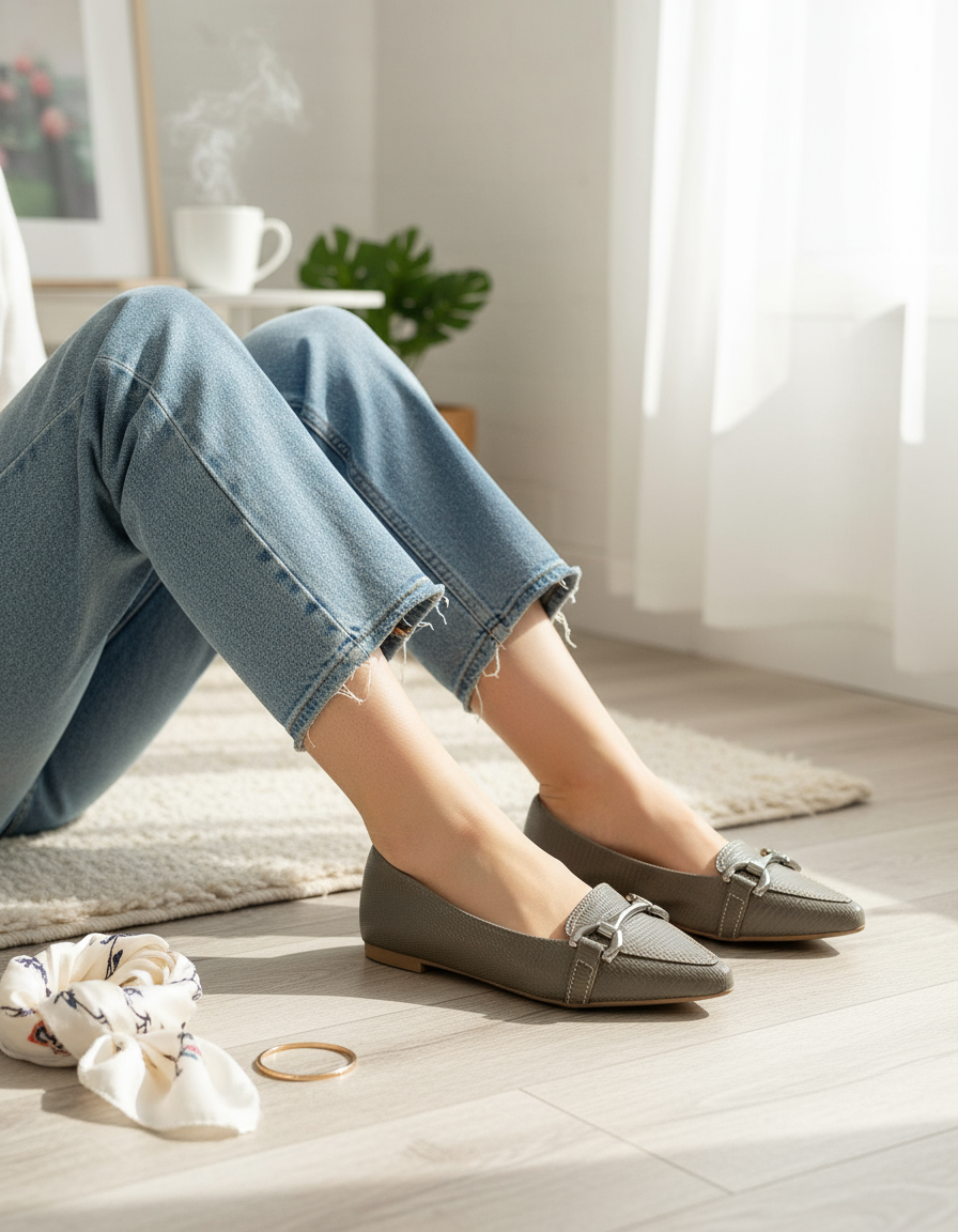 Bailarinas Gris - Lifestyle
