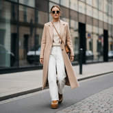 Botas camel calle - Frontal acercándose