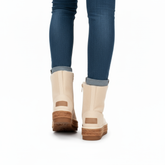 Botines beige - Vista posterior