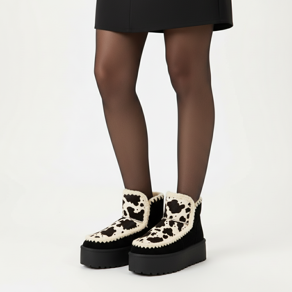 Botines vaca - Tres cuartos falda