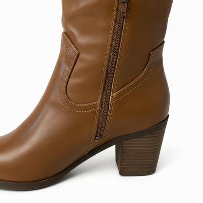 Detalle de cremallera y tacón