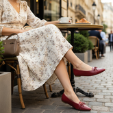 Estilo café - Bailarina BORDO