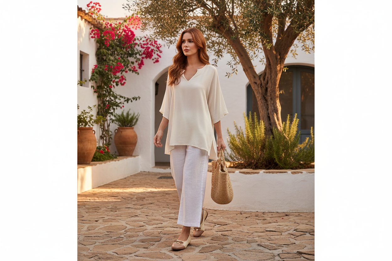 Look mediterráneo - Bailarina Rafia