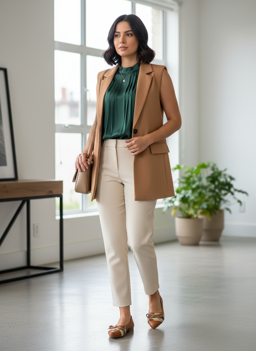 Outfit completo con bailarinas Meiga