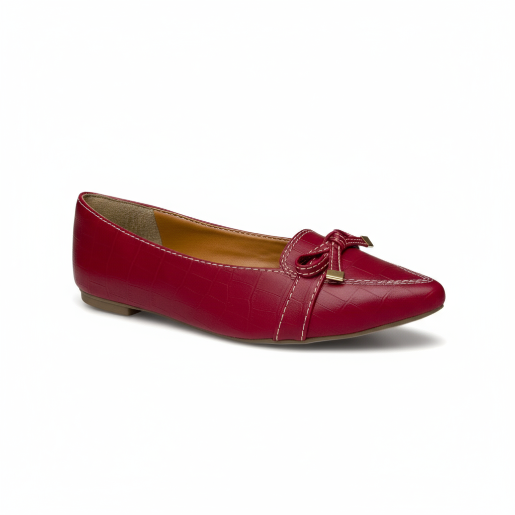 Vista frontal - Bailarina BORDO