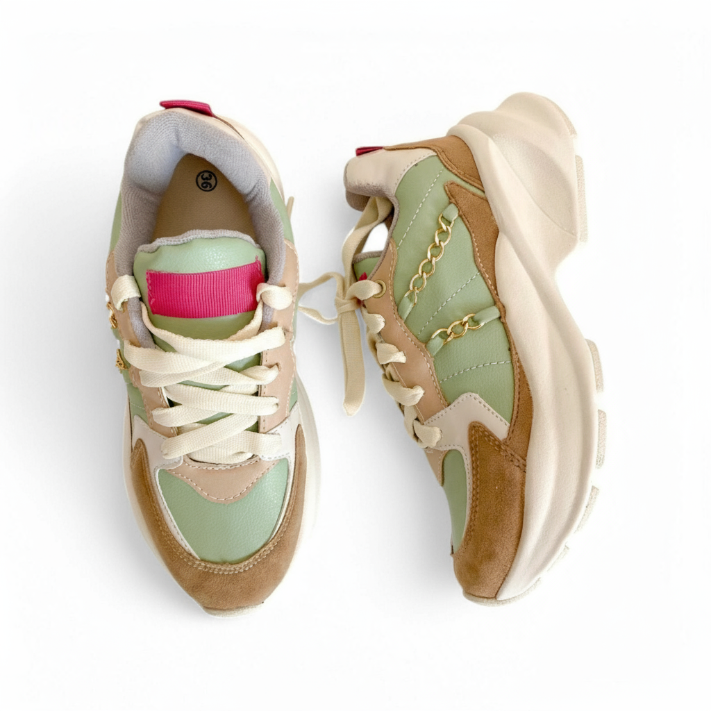 Zapatillas Verde Chelsea lateral