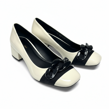 Zapatos Charol Blanco